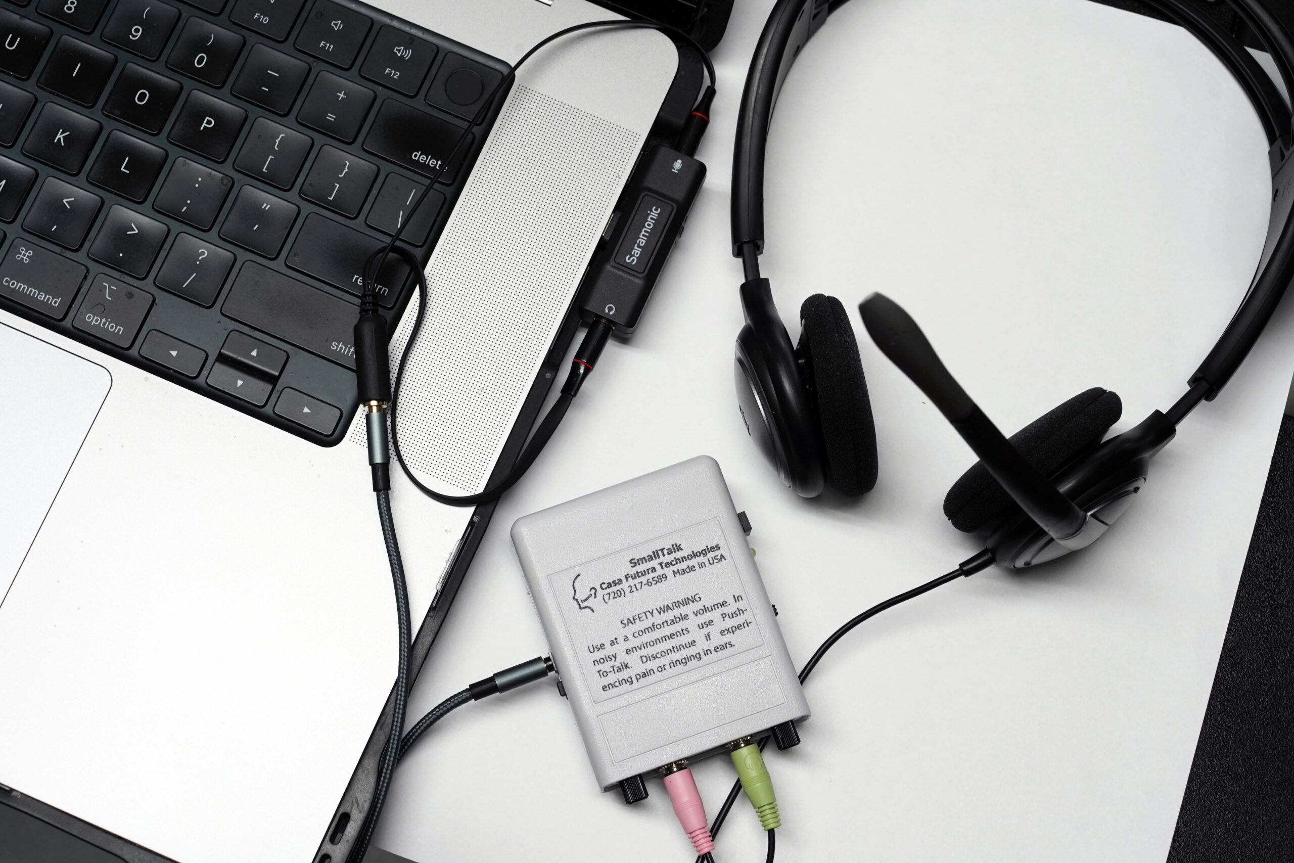 DSC07336 SmallTalk connected to laptop